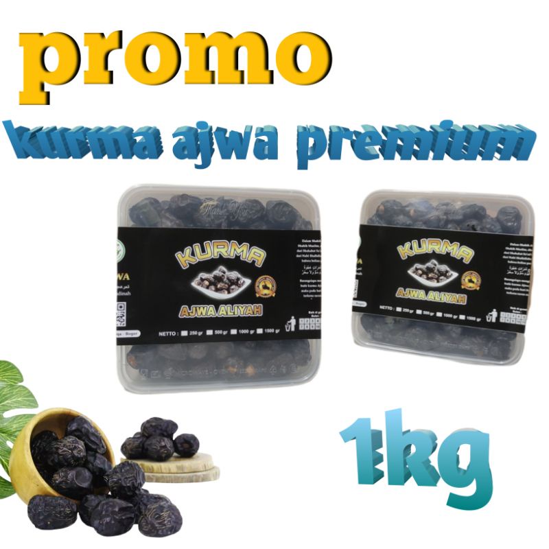 

promo kurma ajwa premium 1kg