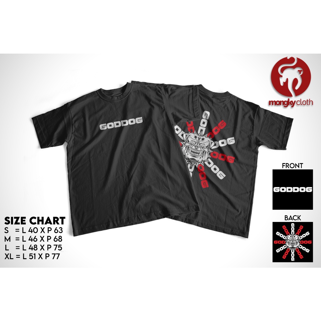 Kaos Distro God Dog Streewear