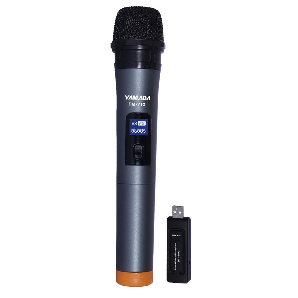 Yamada DM-V12 Smart Wireless Microphone 265.85Hz  KTV DVD Video Car Karaoke AUX Audio Music not JBL