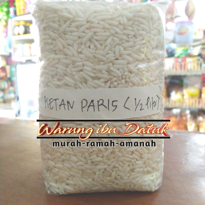 

KETAN-BERAS- BERAS KETAN PARIS 1/2L -BERAS-KETAN.
