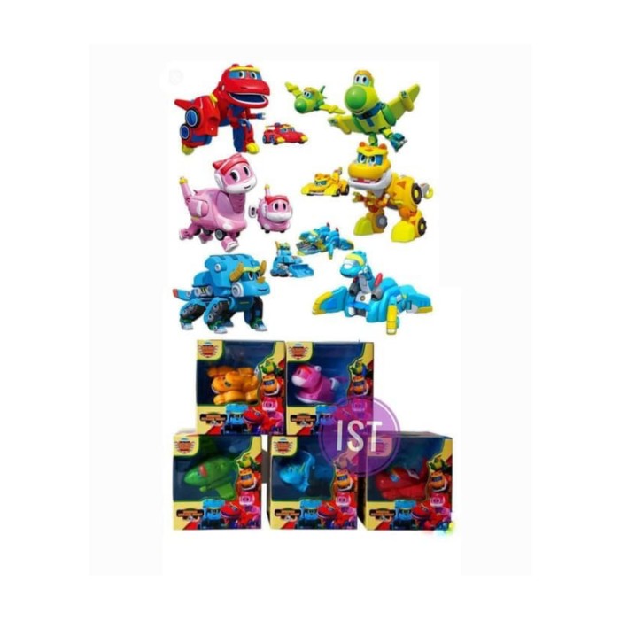 Mainan dinosaur GOGO MOMO DINO isi 5 pcs No.PP1018 murah Berkualitas