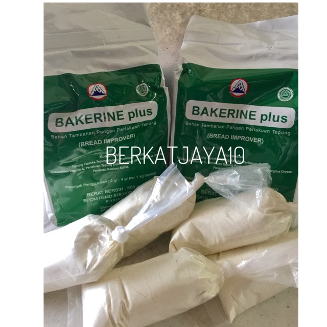 BAKERINE PLUS Bread Improver Repack 50 Gram Pelembut Pengempuk Roti Donat