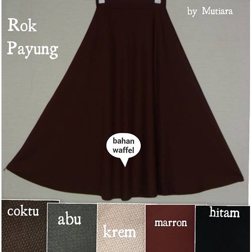 Rok Panjang Payung / Rok Muslim Wanita  / Bawahan Wanita