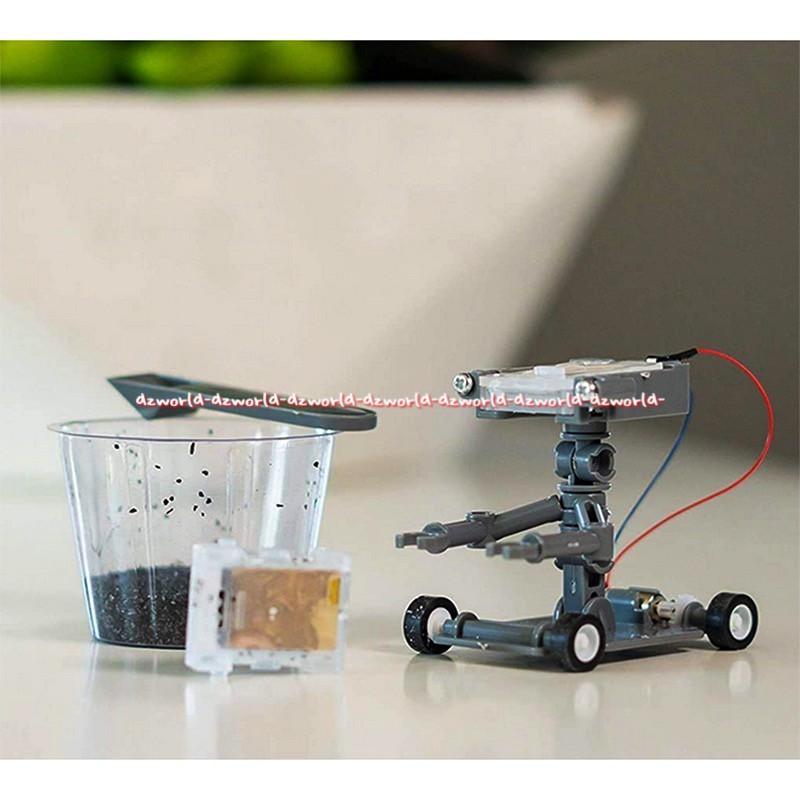 Green Science Salt Powered Robot Kit Robot DIY Membuat Robot Tentang nilai sumber daya alternatif