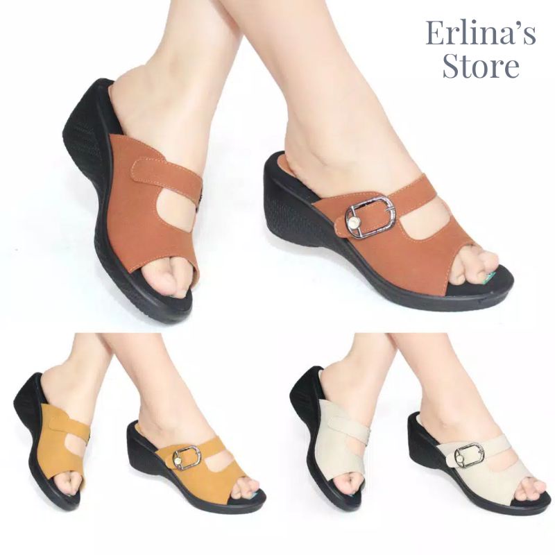 Wedges Wanita Casual Cantik Terbaru - Athena Series