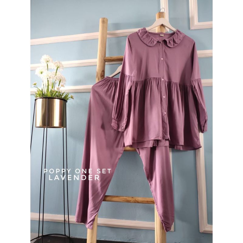 one set wanita rayon best seller ld 100 - 110 Setelan wanita kekinian oneset rayon murah oneset polos oneset lengan panjang