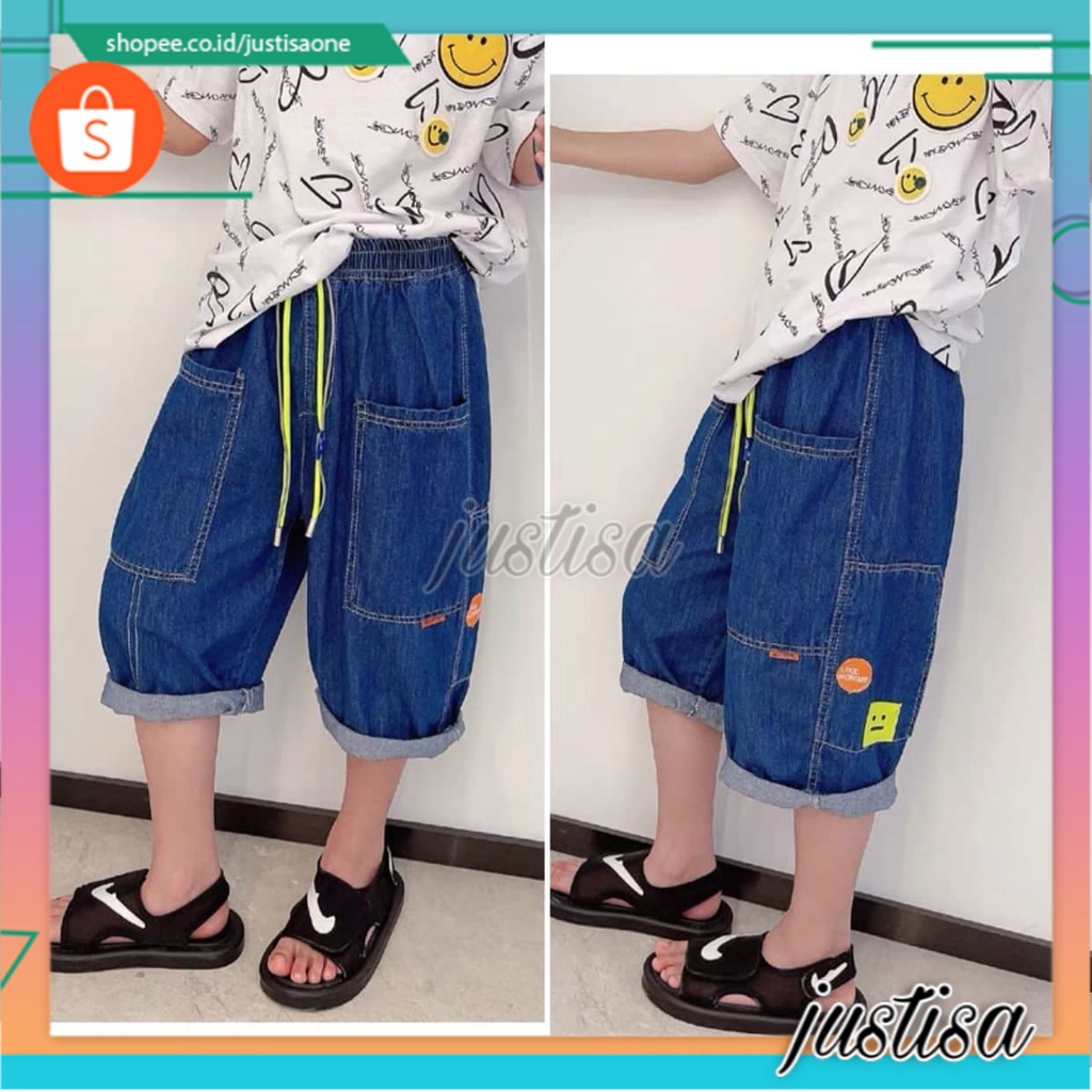 Promo !! Celana anak laki -  laki import / Celana santai anak / Celana pocket front patch ukuran 5-7 tahun