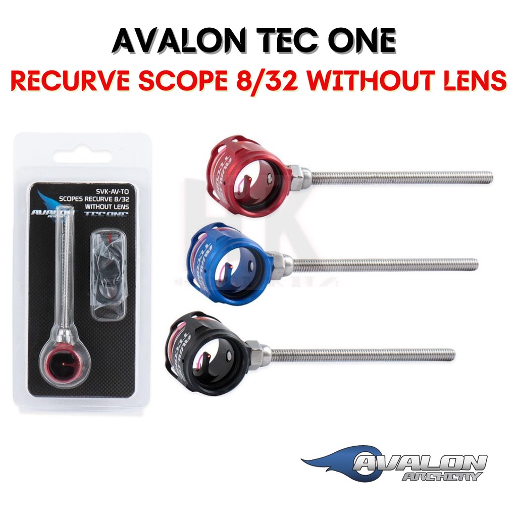 Avalon Recurve Scope Tec One Tanpa Lensa | Pin Sight Recurve Standar