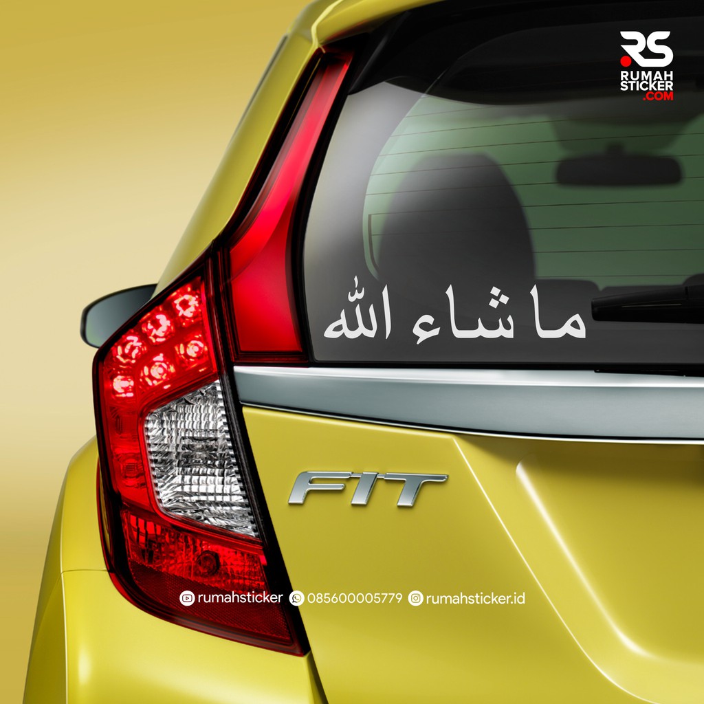 

STICKER / STIKER CUTTING LAFADZ / TULISAN ARAB MASYA ALLAH