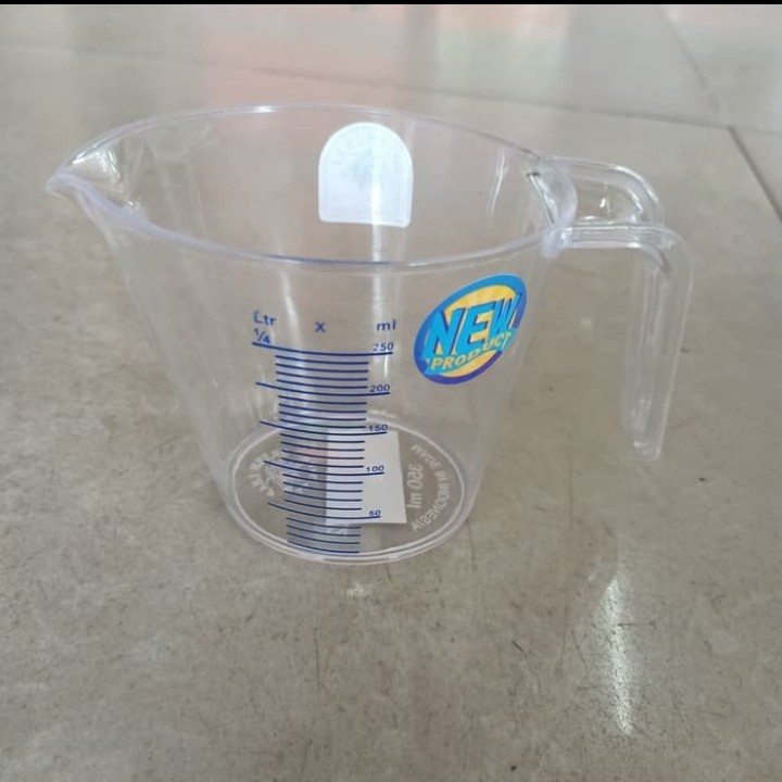 Gelas Takar Gelas Ukur Air Greenleaf 350mL Ramona / Takaran Gelas Measuring Cup 350 mL Green Leaf GL1822