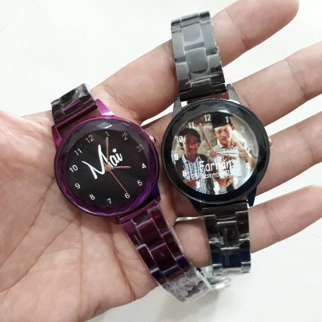 jam tangan custom wanita model Elegan Bisa custom cantik bingittsss