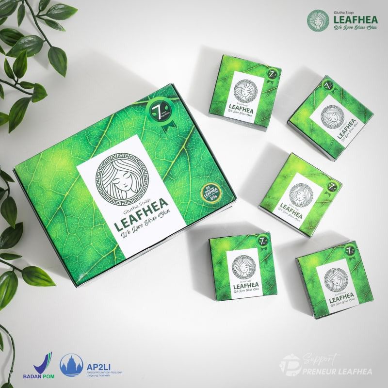 SABUN LEAFHEA GLUTHA SOAP 100% ORIGINAL (COD)