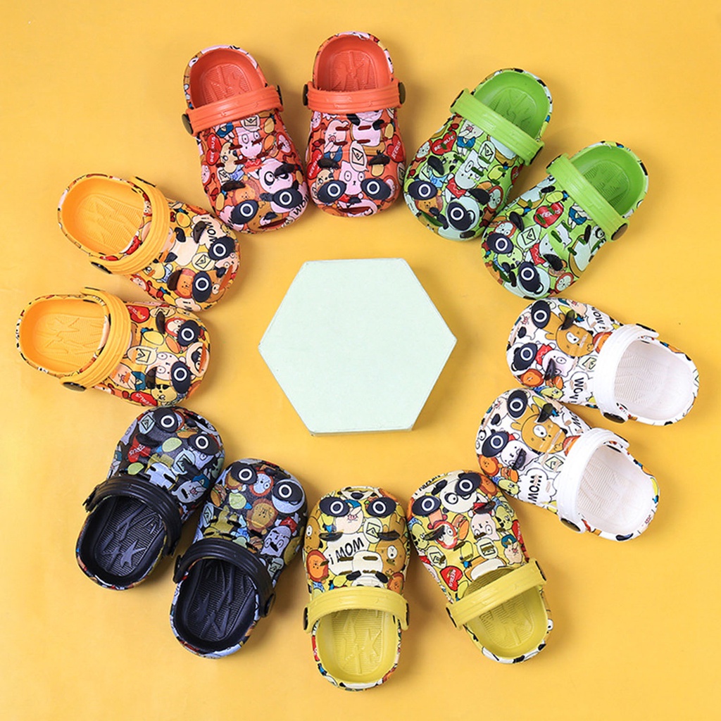 ☀ACCBAYI☀ SA0005 SANDAL ANAK PANDA SANDAL ANAK /SENDAL ANAK / SANDAL BAYI / SANDAL CUTE UNISEX CUTE SEPATU ANAK IMPORT