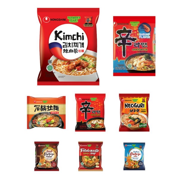 NONGSHIM Ramen Korea 120gr 7 || All variant