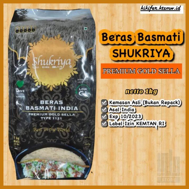 

ANEKA-BERAS- BERAS BASMATI PREMIUM SELLA 1KG KUALITAS TERBAIK -BERAS-SEHAT.