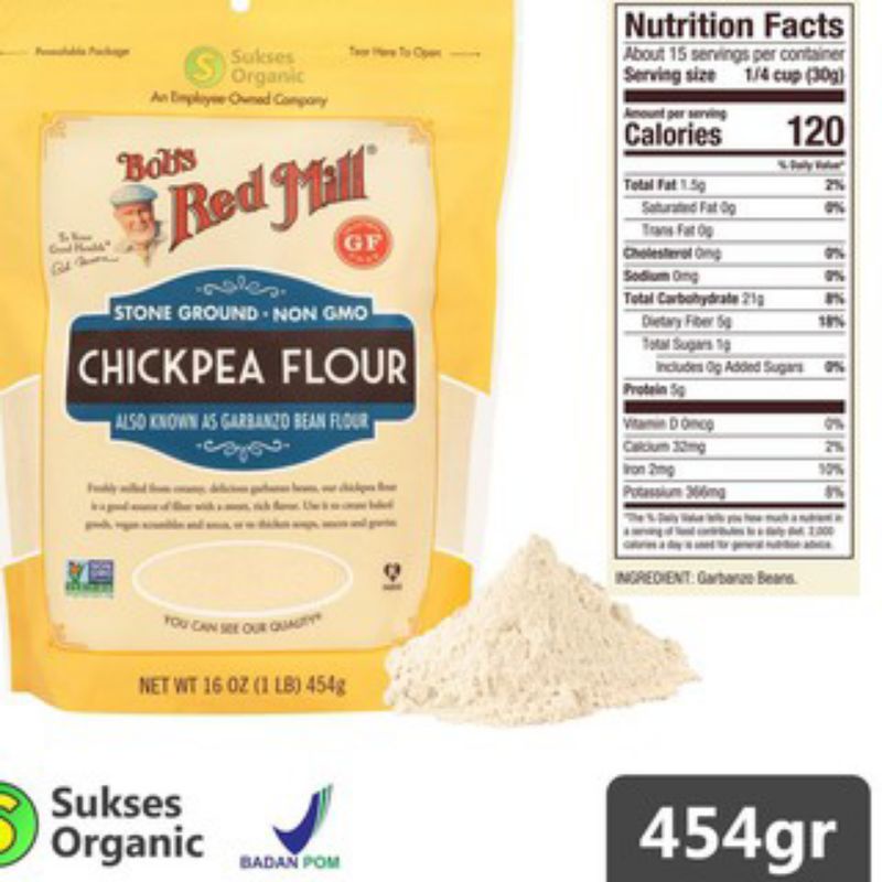 

BRM CHICKPEA FLOUR GARBANZO 454GR