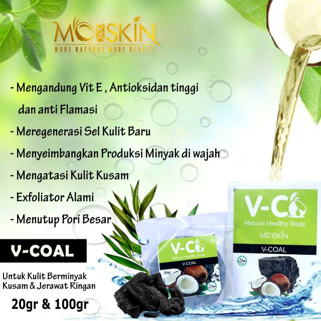 Sabun v-coal Moraskin VCO