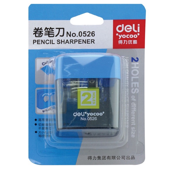 

Deli Pencil Sharpener (Assorted) 526