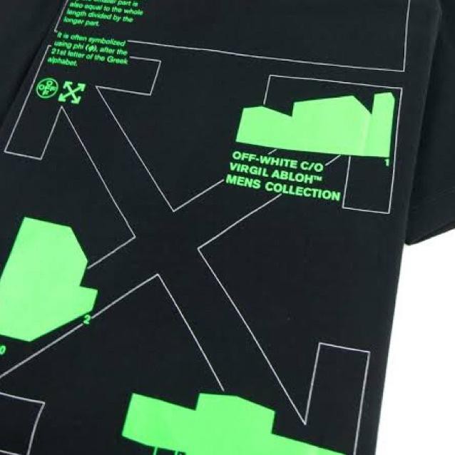 ♫ KAOS OFF WHITE ARROWS OffWhiteXKaws / TSHIRT OFFWHITE FULL TAG MIRROR ORIGINAL ☏