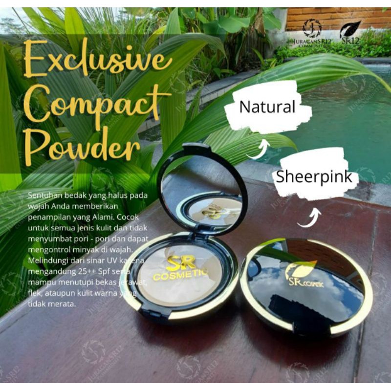 

[TERLARIS] EXCLUSIVE COMPACT POWDER SR12 | MENYAMARKAN FLEK HITAM DIWAJAH | 14gr