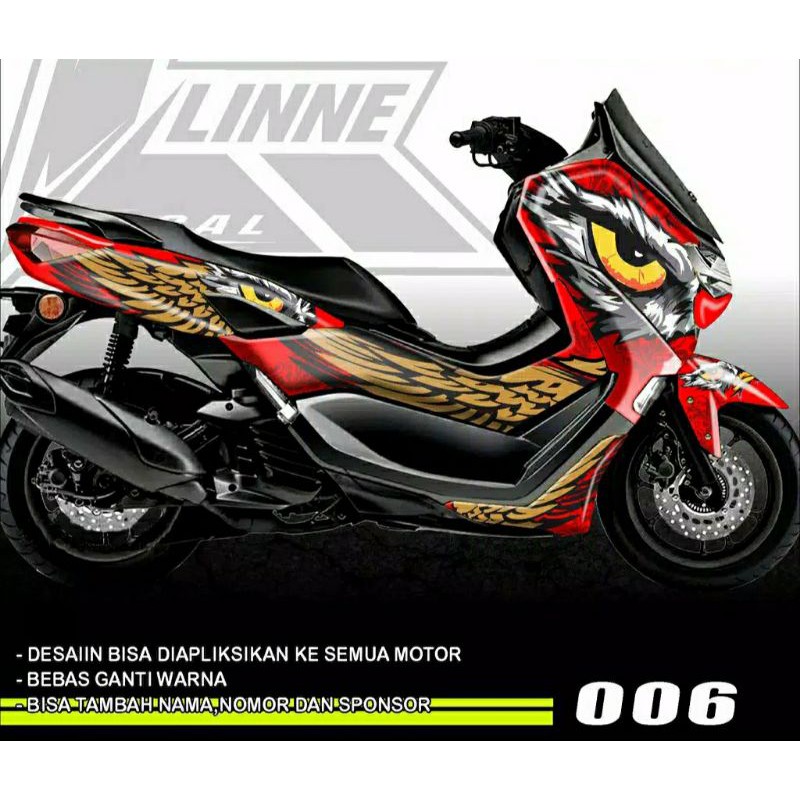 sticker nmax full body decal elang eagle