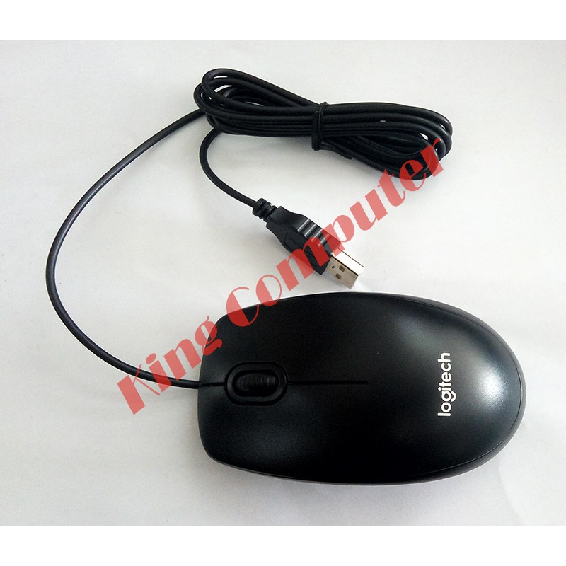 Mouse Kabel USB Logitech B100 (Hitam)