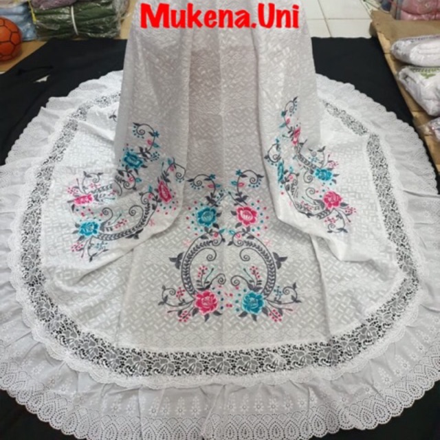 MUKENA BORDIR BUKITTINGGI SUJI CAIA