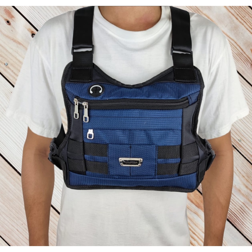 Tas Dada Terbaru Chest Bag Tas Selempang Dada Chest Rig Bag Tas Rompi Serbaguna Tas Sepeda