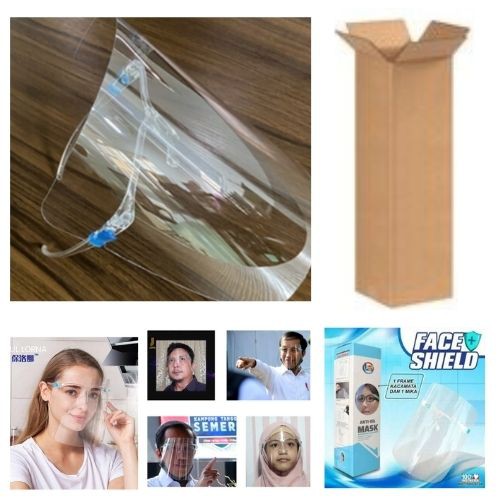 Kacamata Faceshield Nagita Masker Anti Droplet Facemask With Box 117101