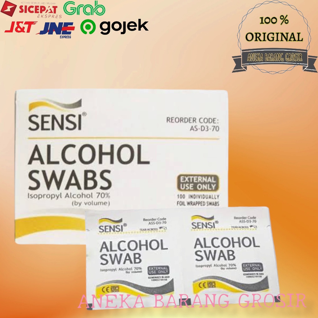 Alcohol Swabs Sensi / Sensi Alcohol Swabs
