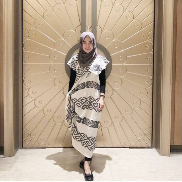 Baju tenun motif toraja white R500