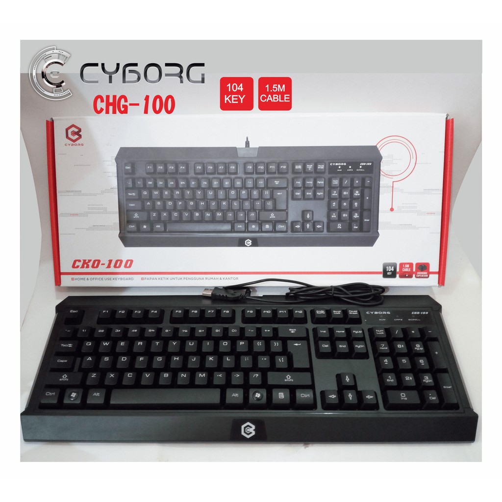 KEYBOARD OFFICE CYBORG CKO 100