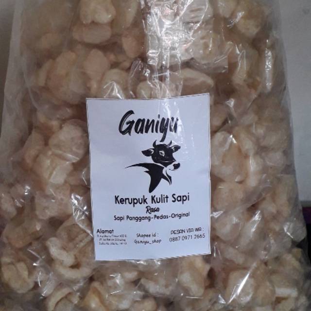 

Dorokdok kerupuk kulit sapi 250 gram