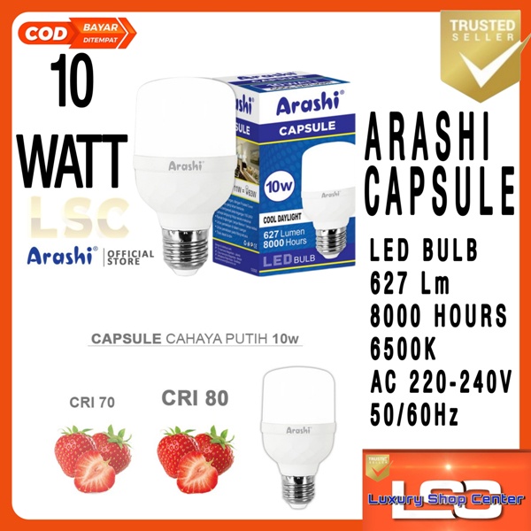 LAMPU BOHLAM ARASHI CAPSULE 30WATT - 20W -15W - 10W -5W