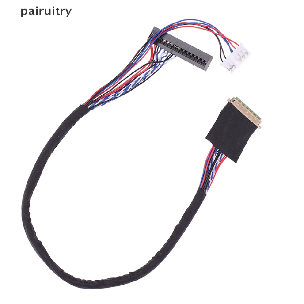 1pc Kabel Layar LCD LVDS LED 40 Pin 1 Channel 6 Bit Untuk Display
