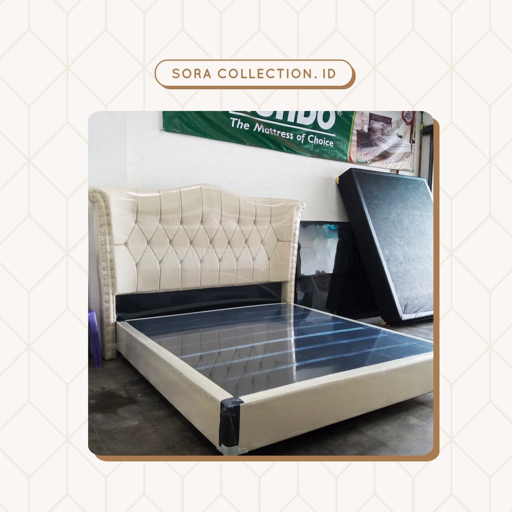 Divan + Sandaran Jaguar Wings - Rangka Tempat Tidur Uk 160x200 cm