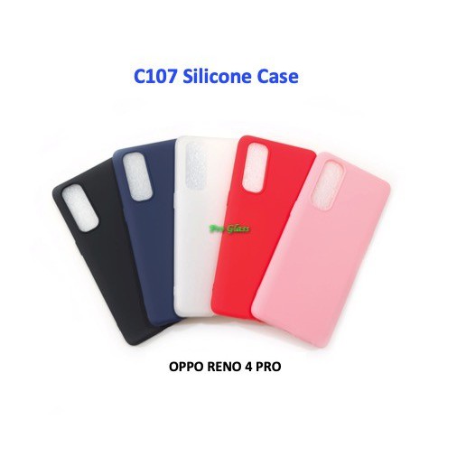 C107 OPPO RENO 4 / RENO 4 PRO Colourful Ultrathin Silicone Matte Case