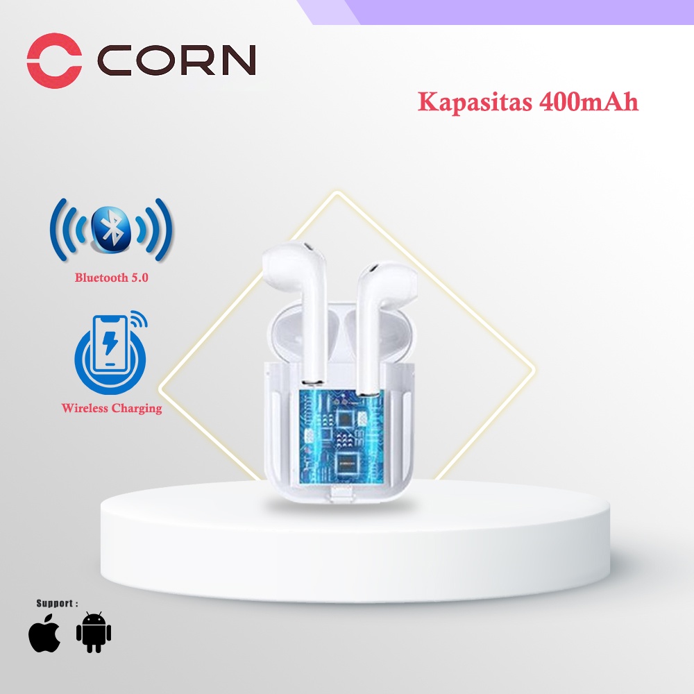 CORN EB012 Pro TWS Earphone Bluetooth 5.0 In-Ear Earbuds Headphones True Wireless Stereo Headset Handsfree Smart Noise Reduction Android IOS