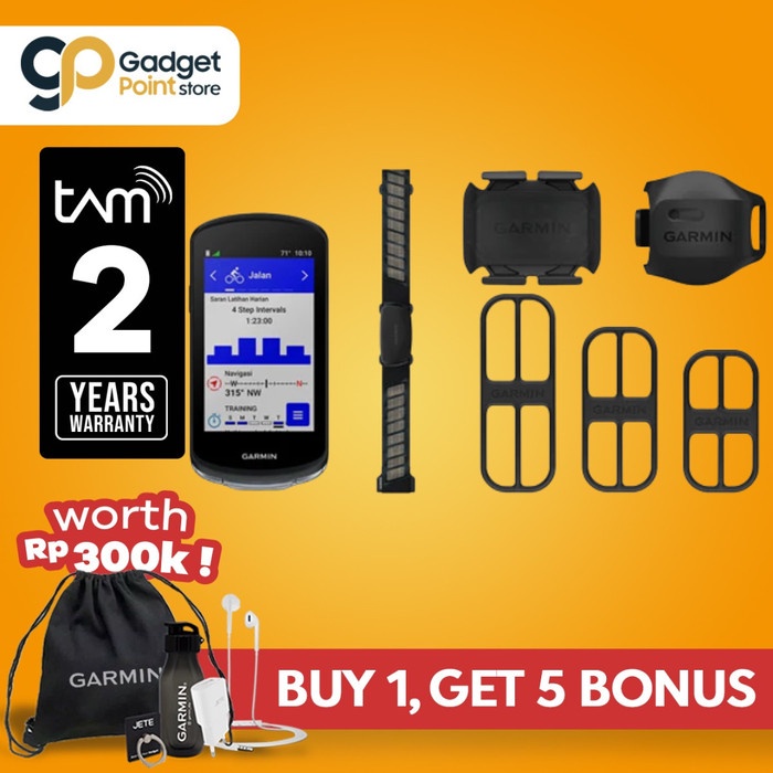 Garmin Edge 1040 Bundle GPS Bike Monitor - Garansi Resmi TAM