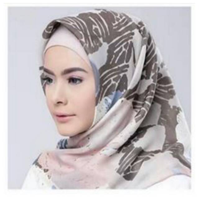 Sadu scarf pink brown kamiidea