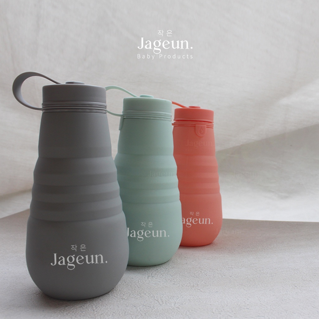 JAGEUN Premium Silicone Water Bottle Foldable | Botol Minum Lipat Anak &amp; Dewasa