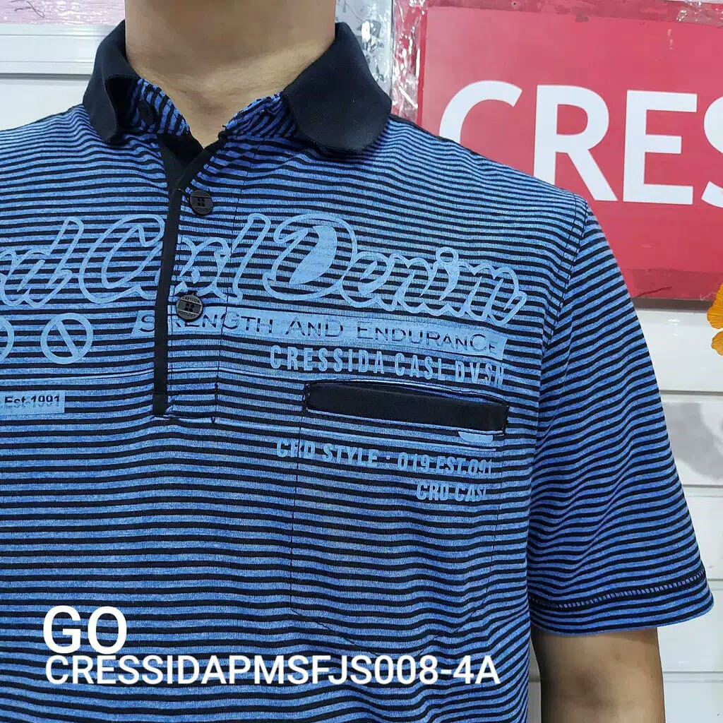 BB Polo Shirt CRESSIDA Original PMSFJS008 4A kaos pria