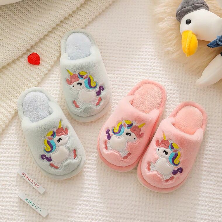 SANDAL RUMAH DINO DINOSAURUS UNICORN KUDA PONY ANAK SEPATU KAMAR IMPOR BALITA ANAK