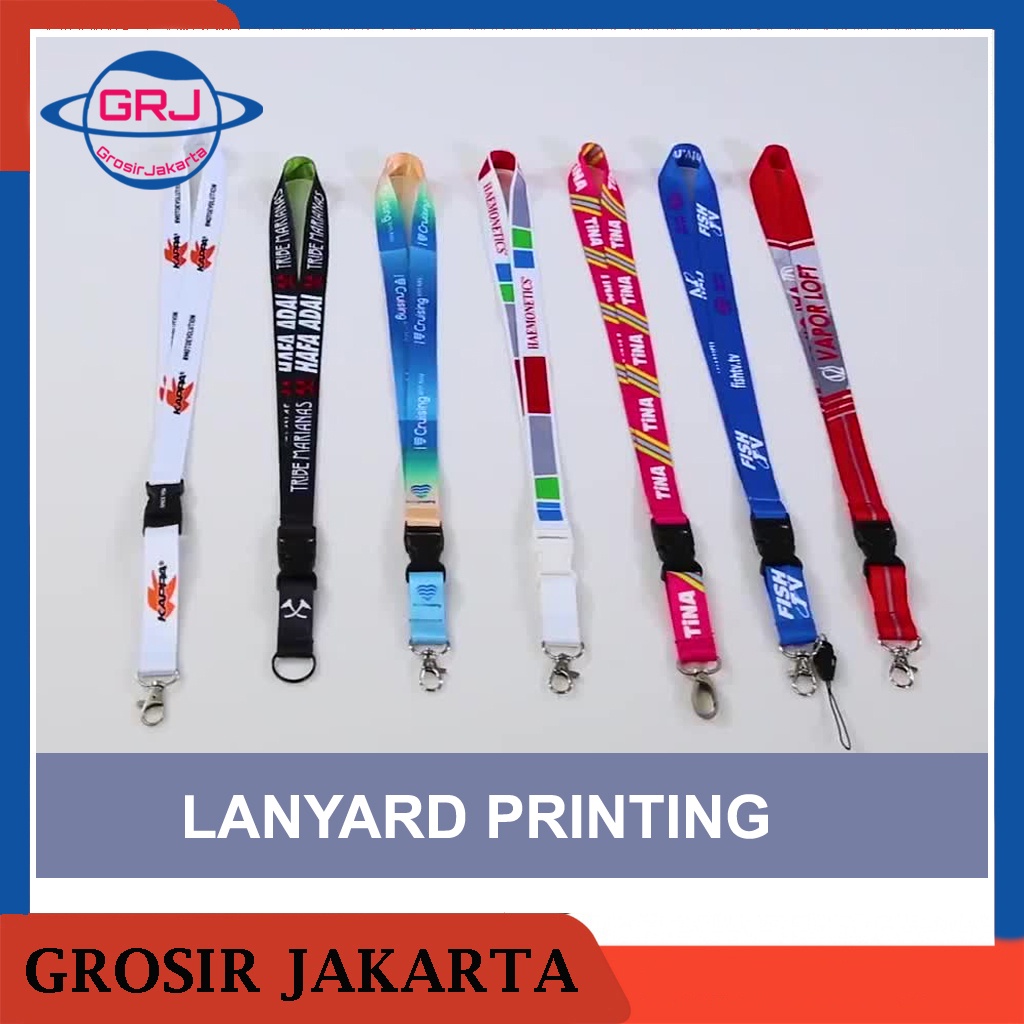 

Printing tali id card Lanyard Printing