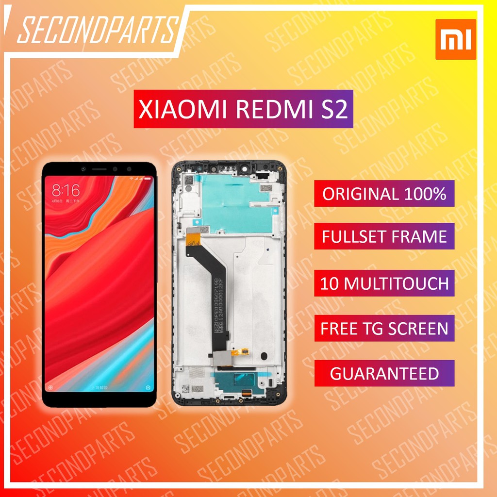 LCD TS FULLSET FRAME XIAOMI REDMI S2 ORIGINAL COPOTAN