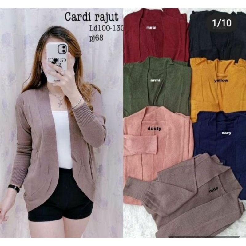 Cardigan Rajut Vhinna /baju wanita/rajut Outerwear Premium