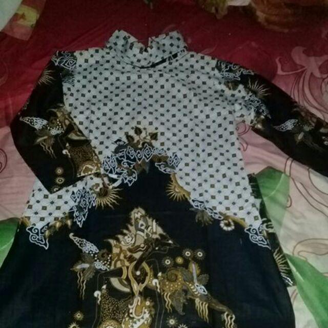 (bisa Bayar Di Tempat)batik Couple Keluarga Motif Wayang Arjuna