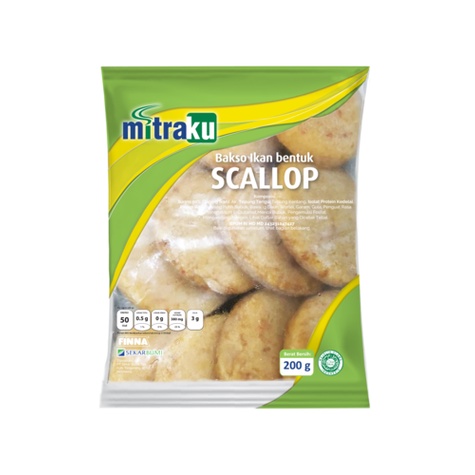 Mitraku Scallop [200 & 500 gr] / Frozen Food / Makanan Beku