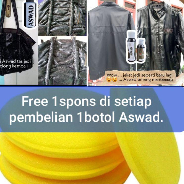 ℗ Aswad Semir Hitam Serbaguna |Ban Body Motor,Mobil | Sepatu Tas| Jaket Kulit| Dompet Kulit ●