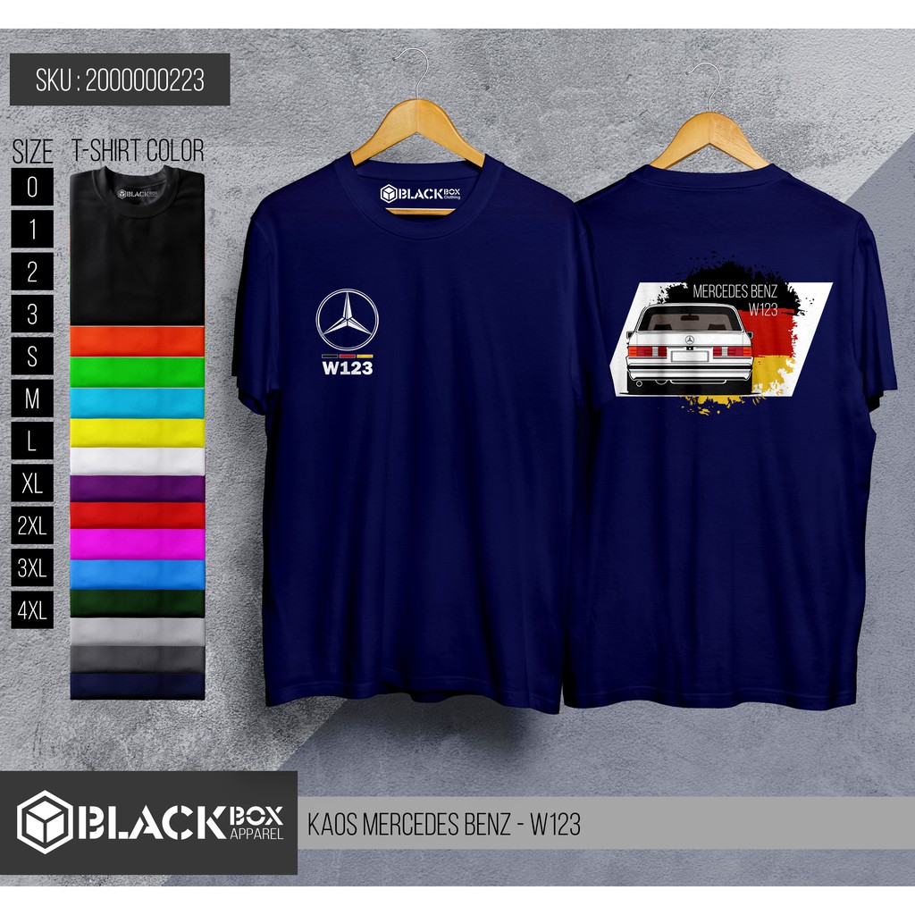 Kaos Distro Mercedes Benz W123 - Kaos Mercy Tiger W123 Kualitas Terbaik
